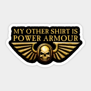 Power Armour Sticker